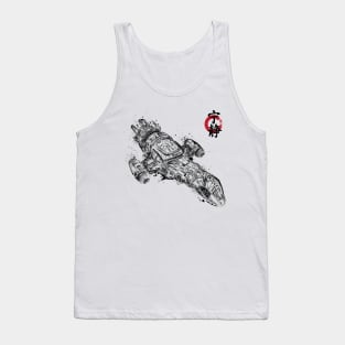 Serenity sumi-e Tank Top